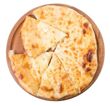 Lezzetli pasta peynir ile doldurulmuş.