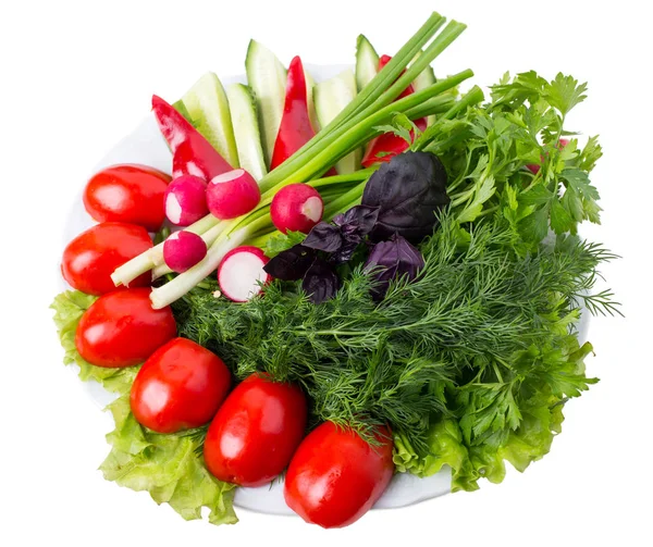Blandade färska grönsaker. — Stockfoto