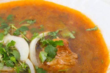 Gürcü kharcho işkembe çorbası.