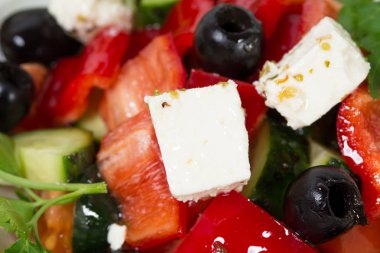 leziz Yunan salatası.