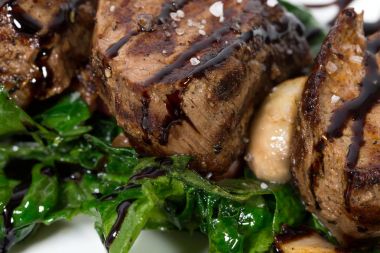 Lezzetli chateaubriand biftek.