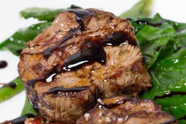 Lezzetli chateaubriand biftek.