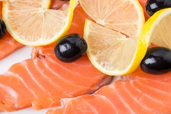 Delicious salmon fillet. — Stock Photo, Image