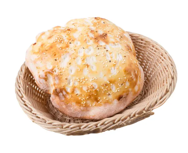 Delicious georgian bread with sesame. — Stock Photo, Image