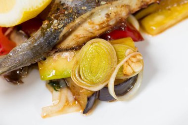 Izgara sebze portre.