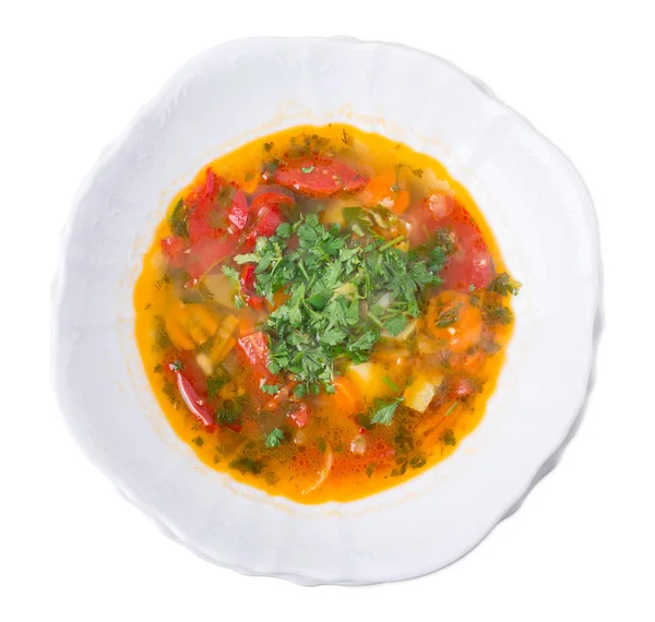 美味しいグルジア ベジタリアン スープ. — ストック写真