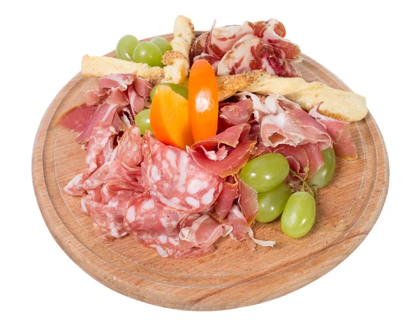 Karışık İtalyan kurutulmuş et tabağı.