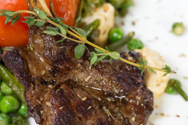 Izgara biftek kaburga.