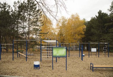 sonbahar kentsel peyzaj.