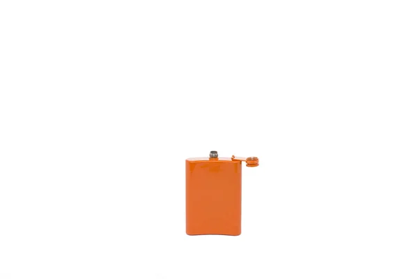 Алюміній помаранчевий flask . — стокове фото