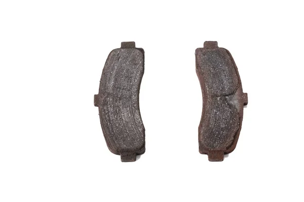 Worn pads of disk brakes. — Stock Photo, Image