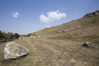 Güzel taşlı manzara.