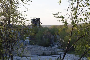 Kentin endüstriyel districk.