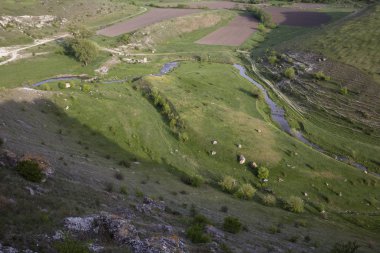 Nehri üzerinde Üstten Görünüm.