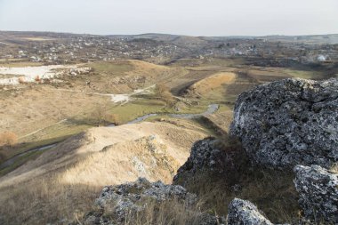 Nehri üzerinde Üstten Görünüm.