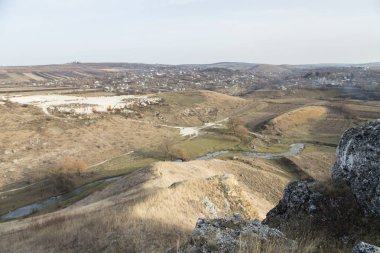 Nehri üzerinde Üstten Görünüm.