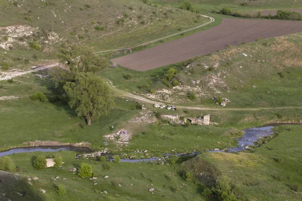 Nehri üzerinde Üstten Görünüm.