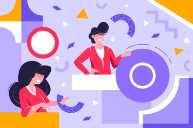 soyut geometrik düzenleme 