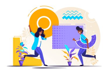 Bir grup insan toplansın.