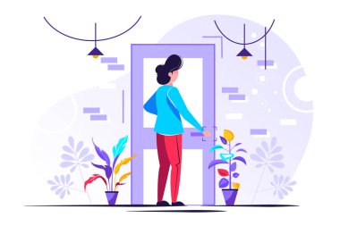 Genç kadın karakteri 