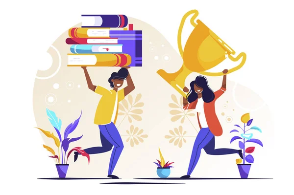 Vektör illüstrasyonu, uzaklık eğitimi