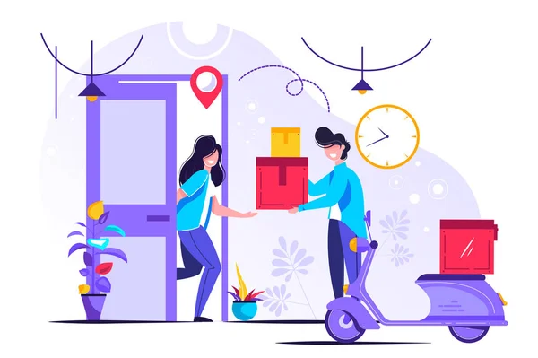 servis servis vektör illüstrasyonu