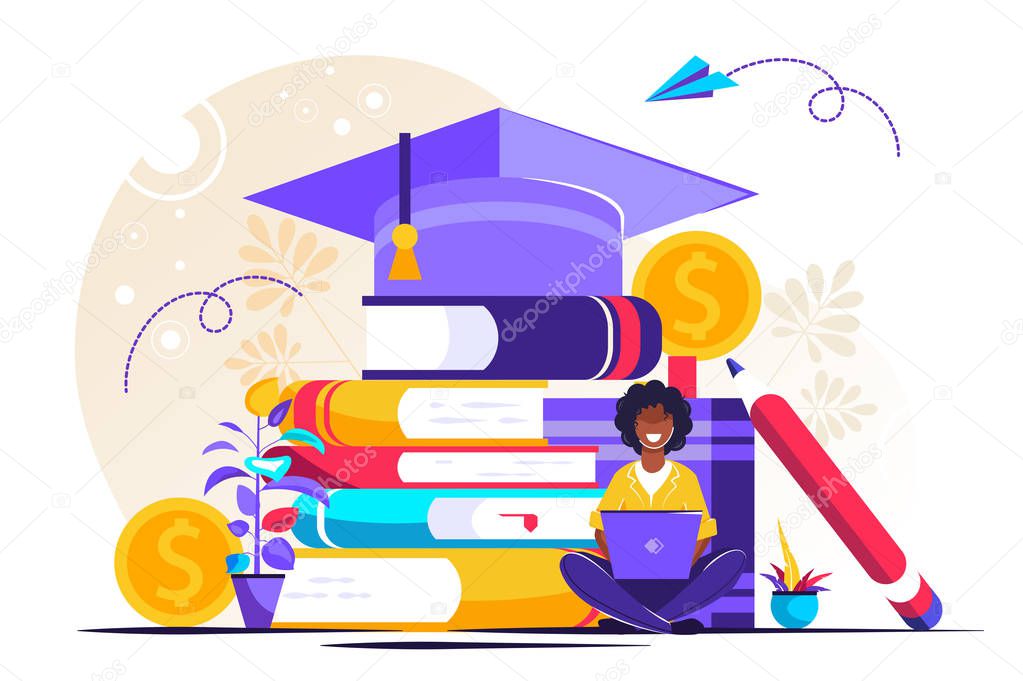 Student loans vector illustration