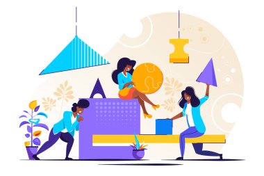 vektör illüstrasyonu düz insanlar