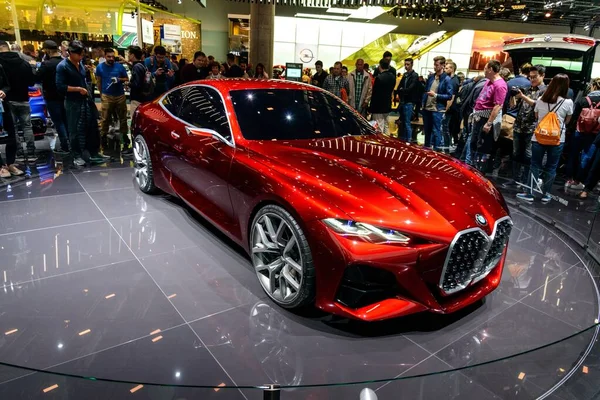 Frankfurt Germany Sept 2019 Bmw Concept Coupe Red Car Iaa — Stock Photo, Image
