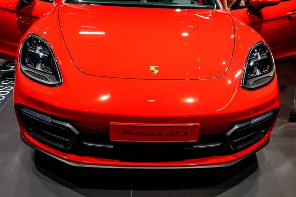 Frankfurt Tyskland Sept 2019 Porsche Panamera Gts Rött Iaa International — Stockfoto