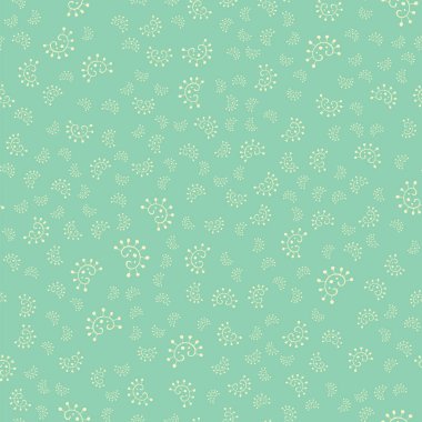 Çiçek elementleriyle kusursuz desen.