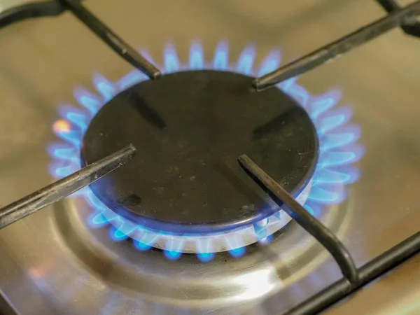 Konforlu paslanmaz çelik gaz sobası.