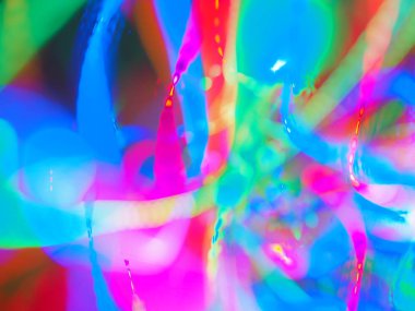 Noel çelengi ile çok renkli soyut desen