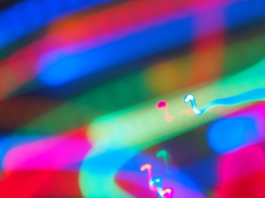 Noel çelengi ile çok renkli soyut desen