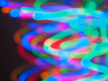 Noel çelengi ile çok renkli soyut desen