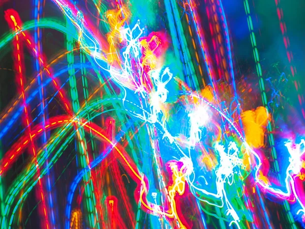 Noel çelengi ile çok renkli soyut desen