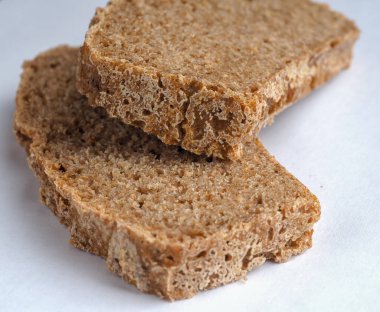 texture of whole grain bread closeup