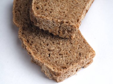 texture of whole grain bread closeup