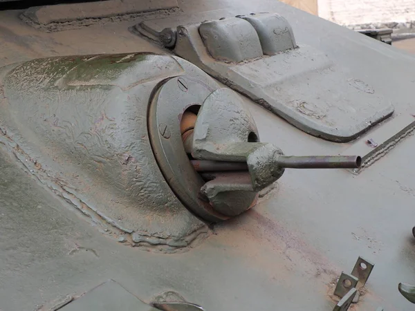 Antiguo Tanque Soviético Oxidado Parque — Foto de Stock
