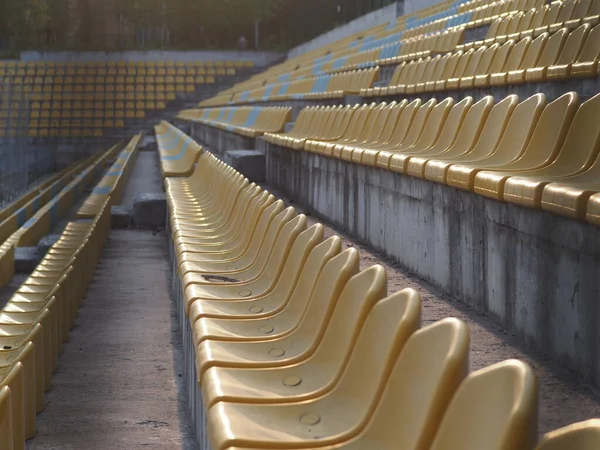 Deserted Stands Stadium Quarantine — Stock Photo, Image