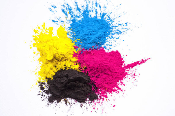 dry spilled toner for digital printing 