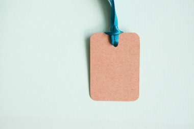 boş etiket geri dönüştürülmüş kartondandır