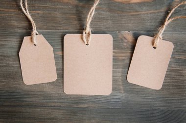 boş etiket geri dönüştürülmüş kartondandır