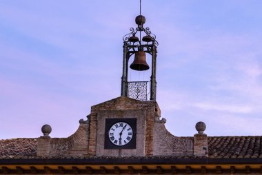 City hall burgo de osma, soria, İspanya. Ana meydanda yer alan