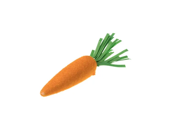 Декоративна Морква Великодніх Свят Ізольована Білому — стокове фото