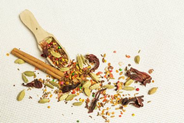 Bir kürek ile baharat