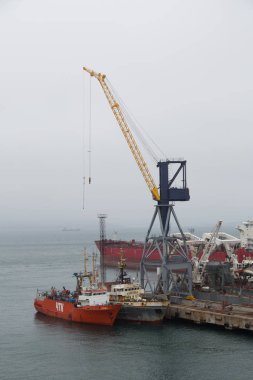 Deniz-el sanatları, dock ve bağlantı noktası vinç