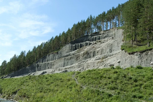 Vue sur un ravin sablonneux — Photo