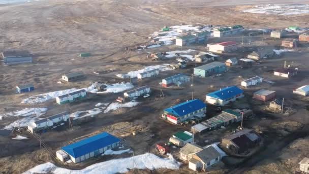 러시아 Uelkal Chukotski 2019 Uelkal Settlement Photograph Bering Sea Anadyrskiy — 비디오