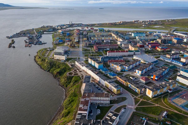 Vue des quartiers résidentiels de la ville d'Anadyr . — Photo